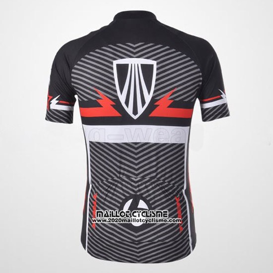 2011 Maillot Ciclismo Trek Noir et Blanc Manches Courtes et Cuissard